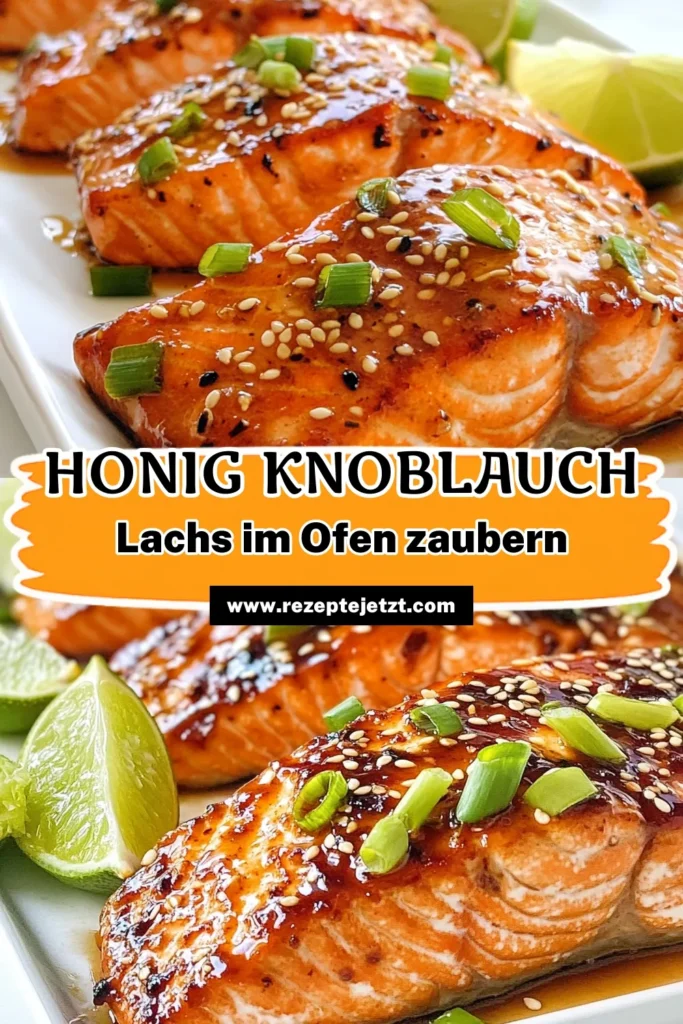 Entdecken Sie unser köstliches Honig-Knoblauch-Lachs Rezept, das orientalische Aromen mit gesunden Zutaten kombiniert. Dieser marinierte Lachs mit Sojasauce und Sesam ist einfach im Ofen zuzubereiten und perfekt für eine schnelle, gesunde Mahlzeit. Verwöhnen Sie sich und Ihre Liebsten mit diesem Sesam-Lachs Rezept, das sowohl lecker als auch nahrhaft ist. Probieren Sie es aus und teilen Sie Ihre Meinung! #HonigKnoblauchLachs #SesamLachsRezept #GesunderLachsImOfen #OrientalischerLachs