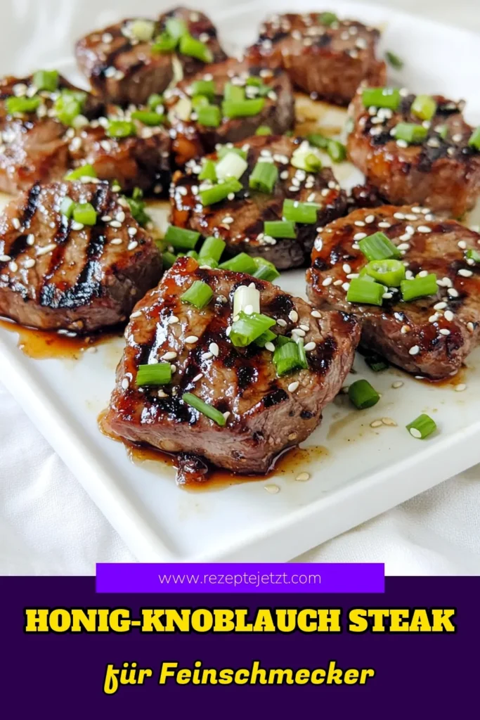 Entdecken Sie das köstliche Rezept für Honig-Knoblauch Steakhäppchen, perfekt für Ihre nächste Feier! Diese einfachen Häppchen aus zartem Rinderfilet, umhüllt von einer süß-würzigen Marinade, sind ein Hit bei jedem Anlass. Erfahren Sie, wie Sie in nur 40 Minuten ein beeindruckendes Gericht zaubern können. Klicken Sie auf den Link, um die vollständige Anleitung zu erhalten und Ihre Gäste zu beeindrucken! #SteakHäppchen #EssenFürPartys #EinfachKochen #LeckereRezepte