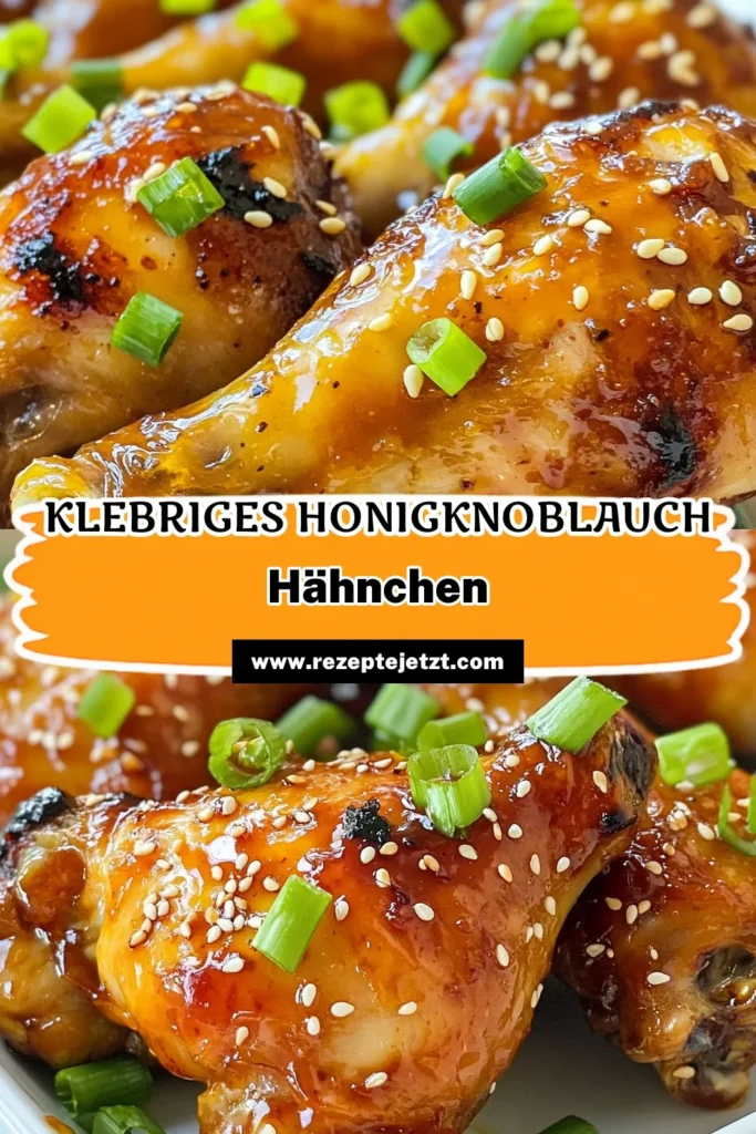 Entdecken Sie dieses köstliche Rezept für Honig-Knoblauch-Hähnchen, das Ihre Grillabende revolutionieren wird! Die gegrillten Hähnchenunterkeulen sind einfach zuzubereiten und mit einer asiatischen Marinade für Hähnchen verfeinert, die für jeden Geschmack sorgt. Perfekt für ein schnelles Abendessen oder ein besonderes Festmahl! Speichern Sie dieses einfache Hähnchenrezept jetzt und probieren Sie es aus! #HonigKnoblauchHähnchen #GrillHähnchen #Hähnchenrezepte #AsiatischeKüche