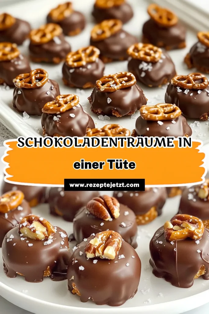 Entdecken Sie unser einfaches Brezel-Turtles Rezept für unwiderstehliche Schokoladenüberzogene Brezeln! Diese Karamell-Brezeln sind die perfekte Kombination aus knusprig und süß. In nur 1 Stunde zaubern Sie ein köstliches Schokoladendessert mit Brezeln, das Ihre Freunde begeistern wird. Ideal für Partys oder als Snack! Probieren Sie es aus und genießen Sie diese schnelle, einfache Süßigkeit! #BrezelTurtles #KaramellBrezeln #SüßigkeitenSelberMachen #Schokoladendessert