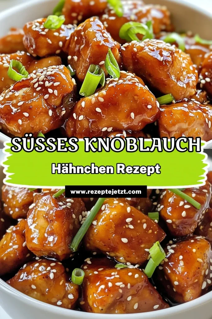 Entdecke dieses köstliche Honig Knoblauch Hähnchen Rezept, das perfekt für asiatische Hähnchenrezepte geeignet ist! Dieses mariniertes Hähnchen mit Honig, verfeinert mit Sesam und Knoblauch, sorgt für ein unvergessliches Geschmackserlebnis. Perfekt für ein schnelles Abendessen oder besondere Anlässe. Lass dich von diesem einfachen Rezept inspirieren und speichere es dir für später! #HonigKnoblauchHähnchen #SesamHähnchenRezept #asiatischeHähnchenrezepte #Hähnchenrezepte