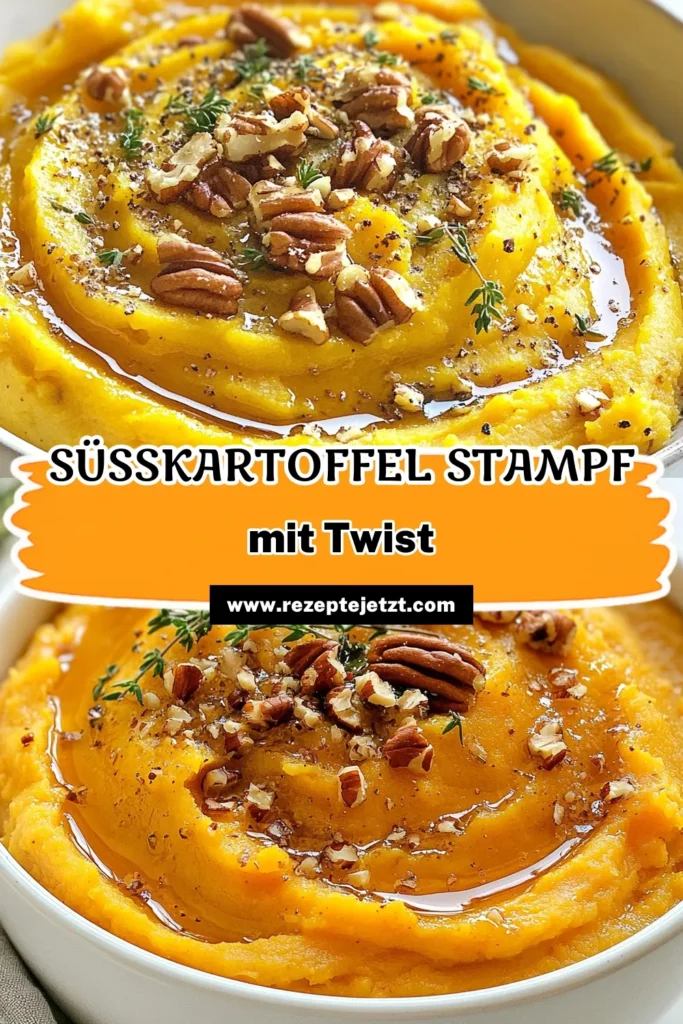 Entdecken Sie das köstliche Rezept für Ahorn-Pekannuss Süßkartoffelstampfer! Dieses vegane Süßkartoffeln Gericht ist nicht nur einfach zuzubereiten, sondern auch perfekt für gesunde Beilagen Rezepte. Verwenden Sie unseren Süßkartoffelstampfer für eine cremige Textur und genießen Sie die Kombination aus Ahornsirup und Pekannüssen. Ideal für jede Feier! Speichern Sie es für Ihr nächstes Essen! #Süßkartoffelstampfer #AhornsirupRezepte #PekannüsseGericht #veganeSüßkartoffeln
