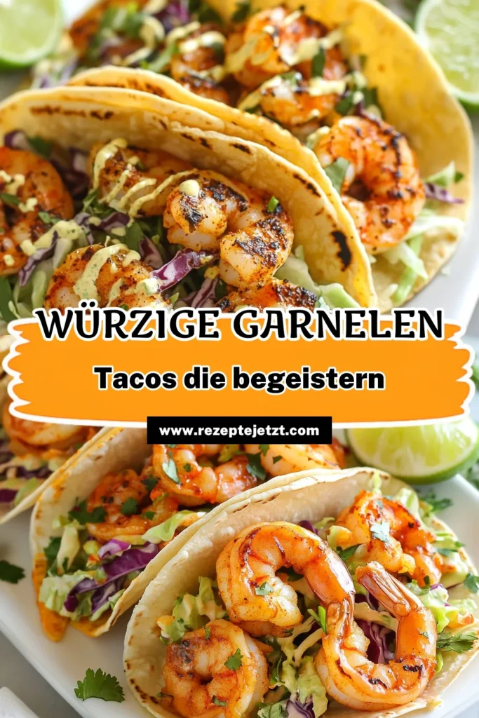 Entdecken Sie unser einfaches und köstliches Rezept für würzige Garnelen-Tacos mit Koriander-Limetten-Slaw! Diese Garnelen-Tacos bringen die Aromen der mexikanischen Küche direkt zu Ihnen nach Hause. In nur 30 Minuten genießen Sie dieses einfache Taco Rezept, das perfekt zu jedem Anlass passt. Verpassen Sie nicht die Kombination aus würzigen Tacos und frischem Slaw. Probieren Sie es jetzt aus und erwecken Sie Ihre Geschmacksknospen! #GarnelenTacos #wurzigetacosrezept #KorianderLimettenSlaw #mexikanischeKüche