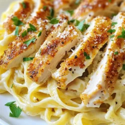 - 225 g Fettuccine-Nudeln - 2 Brustfilets von Hähnchen - 2 Esslöffel Cajun-Gewürz Die Hauptzutaten sind wichtig für den Geschmack. Fettuccine-Nudeln geben eine schöne Basis. Hähnchenbrust sorgt für saftiges Fleisch. Cajun-Gewürz verleiht dem Gericht seinen typischen Kick. - 2 Esslöffel Olivenöl - 3 Knoblauchzehen, fein gehackt - 240 ml Schlagsahne - 100 g frisch geriebener Parmesan Zusätzliche Zutaten machen das Gericht reichhaltig. Olivenöl sorgt für eine gute Bräunung. Knoblauch bringt ein tolles Aroma. Schlagsahne macht die Sauce cremig. Parmesan fügt viel Geschmack hinzu. - 1 Teelöffel schwarzer Pfeffer - 1/2 Teelöffel Salz - 1 Esslöffel frische Petersilie, gehackt Gewürze sind der Schlüssel zu jedem Gericht. Schwarzer Pfeffer und Salz heben die Aromen hervor. Frische Petersilie bringt Farbe und Frische. Sie macht das Gericht schön und einladend. {{ingredient_image_2}} 1. Bringen Sie in einem großen Topf gesalzenes Wasser zum Kochen. 2. Fügen Sie die Fettuccine-Nudeln hinzu. 3. Garen Sie die Nudeln gemäß den Paketvorgaben, bis sie al dente sind. 4. Gießen Sie die Nudeln ab und stellen Sie sie beiseite. 1. Reiben Sie die Hähnchenbrustfilets mit Cajun-Gewürz ein. 2. Stellen Sie sicher, dass beide Seiten gut bedeckt sind. 3. Erhitzen Sie in einer großen Pfanne das Olivenöl bei mittlerer Hitze. 4. Fügen Sie das gewürzte Hähnchen hinzu. 5. Braten Sie es etwa 5-7 Minuten pro Seite an. 6. Das Hähnchen ist fertig, wenn es goldbraun ist und eine Innentemperatur von 75°C erreicht. 7. Nehmen Sie das Hähnchen aus der Pfanne und lassen Sie es kurz ruhen, bevor Sie es schneiden. 1. Geben Sie den gehackten Knoblauch in die Pfanne. 2. Dünsten Sie den Knoblauch etwa 1 Minute lang, bis er aromatisch ist. 3. Gießen Sie die Schlagsahne in die Pfanne. 4. Rühren Sie gut um und lassen Sie die Sauce 2-3 Minuten leicht köcheln. 5. Fügen Sie nach und nach den frisch geriebenen Parmesan hinzu. 6. Rühren Sie ständig, bis der Käse geschmolzen ist und die Sauce cremig wird. 7. Würzen Sie mit schwarzem Pfeffer und Salz nach Geschmack. Um die Sauce perfekt und geschmeidig zu machen, füge etwas Nudelwasser hinzu. Dieses Wasser enthält Stärke, die hilft, die Sauce zu binden. Beginne mit ein oder zwei Esslöffeln. Rühre gut um, bis die Sauce die gewünschte Konsistenz erreicht. Es ist wichtig, die Sauce nicht zu dick zu machen, da sie sonst nicht gut an den Nudeln haftet. Für das Hähnchen ist die Temperatur wichtig. Du solltest immer sicherstellen, dass das Hähnchen eine Innentemperatur von 75°C erreicht. So bleibt es saftig und zart. Verwende ein Fleischthermometer, um sicher zu sein. Lass das Hähnchen nach dem Braten kurz ruhen. Dadurch verteilt sich der Saft und das Fleisch bleibt zart. Das Cajun-Gewürz ist der Schlüssel zu diesem Gericht. Du kannst die Menge nach deinem Geschmack anpassen. Wenn du es schärfer magst, füge mehr Gewürz hinzu. Für eine mildere Variante verwende weniger. Experimentiere mit verschiedenen Gewürzen wie Paprika oder Knoblauchpulver, um den Geschmack zu variieren. Pro Tipps Hähnchen marinieren: Lassen Sie das Hähnchen mindestens 30 Minuten im Cajun-Gewürz marinieren, um den Geschmack zu intensivieren. Creme die Sauce: Für eine besonders cremige Sauce können Sie einen Schuss Milch oder etwas Frischkäse hinzufügen, wenn die Sauce zu dick ist. Pasta al dente: Achten Sie darauf, die Fettuccine-Nudeln al dente zu kochen, damit sie auch beim Mischen mit der Sauce nicht zu weich werden. Frische Kräuter: Verwenden Sie frische Kräuter wie Basilikum oder Thymian als Garnitur für zusätzlichen Geschmack und Farbe. {{image_4}} Möchten Sie eine vegetarische Variante? Verwenden Sie Tofu oder Gemüse als Protein. Tofu nimmt gut den Geschmack auf. Schneiden Sie ihn in Würfel und würzen Sie ihn mit Cajun-Gewürz. Braten Sie den Tofu in Olivenöl, bis er goldbraun ist. Alternativ können Sie auch Gemüse wie Paprika oder Zucchini verwenden. Braten Sie diese ebenfalls mit dem Gewürz an. Diese Optionen sind lecker und gesund. Lieben Sie es scharf? Fügen Sie zusätzliches Chili oder scharfe Soße hinzu. Sie können frische Chilis verwenden oder rote Pfefferflocken. Mischen Sie diese mit dem Cajun-Gewürz. Dies bringt mehr Hitze in das Gericht. Sie können die Schärfe nach Ihrem Geschmack anpassen. So wird Ihr Cajun Chicken Alfredo noch aufregender! Haben Sie Lust auf Abwechslung? Probieren Sie andere Nudeltypen aus. Sie können Penne, Rigatoni oder sogar Vollkornnudeln verwenden. Jede Pasta hat ihren eigenen Charakter. Diese Variationen machen das Gericht interessant. Es gibt viele Möglichkeiten, Cajun Chicken Alfredo neu zu entdecken! Bewahre deine Reste im Kühlschrank auf. Stelle sicher, dass du sie in einem luftdichten Behälter verpackst. So bleiben die Aromen frisch. Du kannst die Reste bis zu drei Tage genießen. Wenn du den Rest aufwärmst, achte darauf, dass es gut durchwärmt wird. Überprüfe die Temperatur, um sicherzustellen, dass es heiß ist. Um die Reste einzufrieren, lasse sie zuerst abkühlen. Fülle dann die Reste in einen gefrierfesten Behälter. Du kannst auch Portionen in Gefrierbeuteln aufbewahren. Achte darauf, die Luft herauszudrücken, bevor du sie verschließt. So bleibt das Gericht bis zu drei Monate frisch. Beschrifte die Behälter mit dem Datum, damit du die Zeit im Auge behältst. Für das Aufwärmen gibt es zwei einfache Methoden. Du kannst die Reste im Ofen oder in der Mikrowelle erwärmen. Im Ofen, heize ihn auf 180 Grad vor. Lege das Gericht in eine Auflaufform und decke es mit Folie ab. So bleibt es saftig. In der Mikrowelle erwärmst du es in kurzen Intervallen. Rühre zwischendurch um, damit es gleichmäßig warm wird. Achte darauf, dass es heiß genug ist, bevor du es servierst. Die Vorbereitungszeit für Cajun Chicken Alfredo beträgt etwa 10 Minuten. Die Kochzeit dauert etwa 20 Minuten. Insgesamt sind Sie in 30 Minuten fertig. Das Gericht ist schnell und einfach zu machen, perfekt für ein schnelles Abendessen. Ja, Sie können die Schlagsahne ersetzen. Eine gute Alternative ist griechischer Joghurt. Dieser macht die Sauce cremig und ist kalorienärmer. Sie können auch Milch und etwas Mehl mischen, um eine leichtere Sauce zu erhalten. Um Cajun Chicken Alfredo gesünder zu machen, verwenden Sie Vollkornnudeln. Fügen Sie auch mehr Gemüse hinzu, wie Spinat oder Brokkoli. Reduzieren Sie den Käse oder verwenden Sie weniger Öl beim Anbraten. Diese kleinen Änderungen machen das Gericht nahrhafter und helfen, Kalorien zu sparen. Cajun Chicken Alfredo ist einfach zuzubereiten und lecker. Wir haben die Hauptzutaten wie Fettuccine, Hähnchen und Cajun-Gewürz behandelt. Auch Tipps für die perfekte Sauce und die richtige Zubereitung des Hähnchens wurden gegeben. Variationen für Vegetarier oder Schärfefans bieten zusätzliche Optionen. Bleiben Sie kreativ und verwenden Sie frische Zutaten. Dieses Gericht wird sicher gut ankommen, egal ob Familie oder Freunde. Machen Sie sich bereit, Ihre Kochkünste zu zeigen!