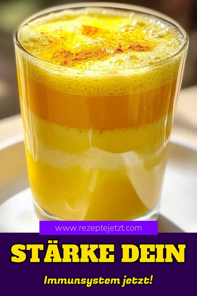 Entdecken Sie das Rezept für den Honig-Zitrus-Immunitäts-Shot, einen köstlichen Immunbooster, der Ihre Gesundheit stärkt! Dieses einfache Zitrus Shot Rezept kombiniert die gesundheitlichen Vorteile von Ingwer, Kurkuma und Honig, um Ihr Immunsystem zu unterstützen. Perfekt für einen gesunden Start in den Tag! Probieren Sie es aus und stärken Sie Ihre Abwehrkräfte! #Immunbooster #HonigZitrusImmunitätsShot #Gesundheit #ZitrusShot