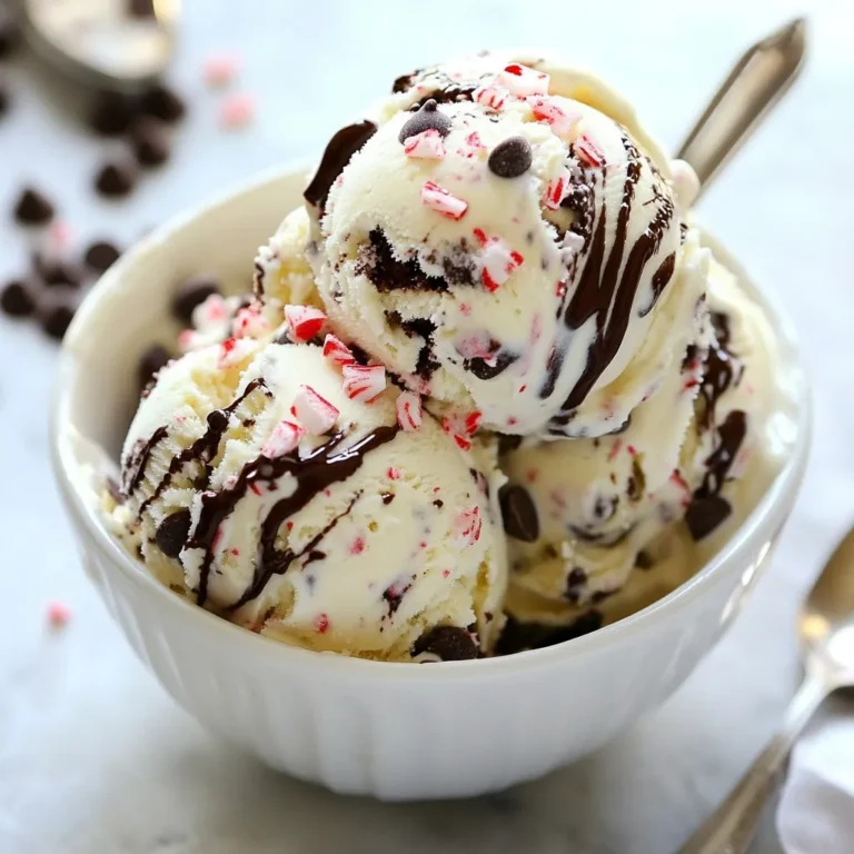 Um die beste Pfefferminz-Mokka-Eiscreme zu machen, brauchst du einige Hauptzutaten. Diese Zutaten sind wichtig für den Geschmack und die Textur. Hier ist die Liste: - 500 ml Schlagsahne - 250 ml Vollmilch - 150 g Zucker - 1 Teelöffel reiner Vanilleextrakt - 1 Teelöffel Pfefferminzextrakt - 50 g ungesüßtes Kakaopulver - 125 ml frisch gebrühter Espresso oder starker Kaffee, abgekühlt - 75 g zerstoßene Pfefferminzbonbons oder Zuckerstangen - 40 g dunkle Schokoladenstückchen Diese Zutaten bringen dir eine cremige und schmackhafte Eiscreme. Schlagsahne und Vollmilch geben die nötige Cremigkeit. Zucker sorgt für die Süße, während Espresso den Kaffee-Geschmack bringt. Wenn du etwas Abwechslung möchtest, kannst du zusätzliche Zutaten hinzufügen. Hier sind einige Ideen: - Karamellsoße für einen süßen Kick - Mehr Pfefferminzbonbons für mehr Crunch - Weiße Schokolade für eine andere Geschmacksrichtung Diese Zutaten machen das Eis noch interessanter. Du kannst kreativ sein und neue Geschmäcker entdecken. Die Qualität der Zutaten ist entscheidend. Hochwertige Produkte verbessern den Geschmack. Wähle frische Schlagsahne und echte Vanille. Achte darauf, dass der Kaffee frisch ist und einen starken Geschmack hat. Gutes Kakaopulver ist wichtig für die Schokoladennote. Wenn du die besten Zutaten verwendest, wird dein Eis noch besser. Du wirst den Unterschied sofort schmecken! {{ingredient_image_2}} Zuerst brauchst du eine große Rührschüssel. Gib die Schlagsahne, Vollmilch und Zucker hinein. Rühre mit einem Schneebesen, bis der Zucker ganz aufgelöst ist. Dann füge den Vanilleextrakt und den Pfefferminzextrakt hinzu. Mische auch das Kakaopulver gut unter. Jetzt ist der Espresso dran! Gieße ihn langsam in die Mischung und rühre alles gut durch. Zum Schluss kommen die zerstoßenen Pfefferminzbonbons und die Schokoladenstückchen dazu. Hebe sie vorsichtig unter, damit sie gleichmäßig verteilt sind. Jetzt wird es spannend! Gib die fertige Eismasse in deine Eismaschine. Folge den Anweisungen des Herstellers. Die Maschine kümmert sich um die Cremigkeit. Nach einer Weile wird die Mischung schön weich und cremig. Achte darauf, dass sie gut durchmischt wird, damit alle Aromen verteilt sind. Wenn das Eis fertig ist, musst du es umfüllen. Nimm einen luftdichten Behälter und fülle das Eis hinein. Lege ein Stück Backpapier auf die Oberfläche. Das hilft, Eiskristalle zu vermeiden. Jetzt kommt der letzte Schritt: Lege den Behälter in den Gefrierschrank. Lass das Eis mindestens vier Stunden ruhen. So wird es fest genug, um es zu servieren. Um die beste Konsistenz für dein Eis zu erreichen, achte darauf, die Mischung gut zu verrühren. Lass den Zucker vollständig auflösen. Das sorgt für ein glattes Ergebnis. Wenn du eine Eismaschine nutzt, stelle sicher, dass sie vor der Benutzung gut gekühlt ist. So wird das Eis schnell fest und bleibt cremig. Eine richtige Kühlung hilft, Eiskristalle zu vermeiden. Ein häufiger Fehler ist, die Mischung nicht ausreichend zu kühlen, bevor sie in die Eismaschine kommt. Wenn die Mischung zu warm ist, wird das Eis nicht gut. Ein weiterer Fehler ist, die Zutaten nicht gleichmäßig zu vermischen. Das führt zu einer ungleichmäßigen Textur. Achte auch darauf, dass du die Pfefferminzbonbons und Schokoladenstückchen vorsichtig unterhebst. So bleiben sie ganz und verteilen sich gut. Für eine festliche Garnierung empfehle ich, das Eis in schönen Schalen zu servieren. Streue zerstoßene Pfefferminzbonbons darüber. Das sieht toll aus und schmeckt lecker. Ein Schokoladensirup gibt einen zusätzlichen Schokoladengeschmack. Du kannst auch einen kleinen Zweig frische Minze hinzufügen. Das gibt dem Dessert einen frischen Look und einen zusätzlichen Geschmackskick. Pro Tipps Gekühlte Zutaten: Stelle sicher, dass alle flüssigen Zutaten gut gekühlt sind, bevor du mit der Zubereitung beginnst. Das sorgt für eine cremigere Konsistenz des Eises. Variationen: Du kannst das Rezept anpassen, indem du verschiedene Aromen für die Schokoladenstückchen oder Bonbons verwendest, um neue Geschmackskombinationen zu kreieren. Handgefertigtes Eis: Wenn du keine Eismaschine hast, kannst du die Mischung in einen gefrierfesten Behälter füllen und alle 30 Minuten umrühren, bis das Eis fest wird. Dekoration: Garniere das Eis vor dem Servieren mit frischen Minzblättern und einem Schokoladensirup für eine ansprechende Präsentation. {{image_4}} Um eine vegane Version zu machen, ersetze die Schlagsahne durch Kokosmilch. Verwende auch pflanzliche Milch anstelle der Vollmilch. Achte darauf, dass der Zucker vegan ist. Statt des Kakaopulvers kannst du auch rohe Kakaonibs verwenden. Das gibt einen tollen Schokoladengeschmack. Das Originalrezept ist bereits glutenfrei. Achte nur darauf, dass alle Zutaten glutenfrei sind. Zum Beispiel, überprüfe die Pfefferminzbonbons und den Kaffee. So kannst du sicher sein, dass dein Eis für alle geeignet ist. Du kannst mit verschiedenen Aromen spielen. Füge z.B. einen Spritzer Orangen- oder Mandelextrakt hinzu, um neue Geschmäcker zu entdecken. Statt Pfefferminzbonbons kannst du auch gemahlene Nüsse oder getrocknete Früchte verwenden. Das macht das Eis noch spannender. Um dein Pfefferminz-Mokka-Eis richtig zu lagern, benutze einen luftdichten Behälter. Fülle das Eis nach der Zubereitung hinein. Lege ein Stück Backpapier auf die Oberfläche. Das verhindert Eiskristalle. Stelle den Behälter in den Gefrierschrank. So bleibt das Eis frisch und lecker. Das Eis kann bis zu zwei Monate im Gefrierschrank bleiben. Nach dieser Zeit kann die Qualität sinken. Die Aromen bleiben, aber die Textur kann sich verändern. Achte darauf, das Eis gut verpackt zu halten. So bleibt es länger cremig und lecker. Wenn das Eis zu hart geworden ist, lass es kurz bei Raumtemperatur stehen. Warte etwa fünf bis zehn Minuten. Dann wird es leichter zu schöpfen. Wenn du die Cremigkeit magst, kannst du auch etwas Milch unterrühren. Das hilft, die Textur wieder zu verbessern. Die Zubereitung dauert nur 15 Minuten. Du musst jedoch mindestens 4 Stunden warten, bis das Eis gefriert. Es ist wichtig, dass du die Eismasse in eine Eismaschine gibst. Während dieser Zeit kannst du dich auf andere Dinge konzentrieren. Das Warten lohnt sich auf jeden Fall, denn das Eis wird so cremig und lecker! Ja, du kannst das Rezept nach deinem Geschmack anpassen. Du kannst die Menge an Pfefferminzextrakt erhöhen, wenn du einen stärkeren Geschmack möchtest. Auch die Schokolade kann variiert werden. Wenn du weniger Zucker magst, kannst du die Menge reduzieren. Fühle dich frei, kreativ zu sein und deinen eigenen Twist hinzuzufügen! Fertige Pfefferminz-Mokka-Eiscreme findest du in vielen Supermärkten. Achte darauf, in der Tiefkühlabteilung nach Marken zu suchen, die dir gefallen. Manchmal haben auch lokale Eisdielen spezielle Versionen. Es lohnt sich, verschiedene Sorten auszuprobieren, um deinen Favoriten zu finden! Pfefferminz-Mokka-Eiscreme ist ein wahrer Genuss. Wir haben die besten Zutaten und Anleitungen besprochen. Von der perfekten Konsistenz bis zu Variationen wie vegan oder glutenfrei. Mit diesen Tipps gelingt dir das Eis leicht. Denke daran, hochwertige Zutaten zu nutzen und Fehler zu vermeiden. So bleibt dein Eis frisch und lecker. Wage die tollen Geschmacksrichtungen und genieße deine Kreationen. Viel Spaß beim Ausprobieren!